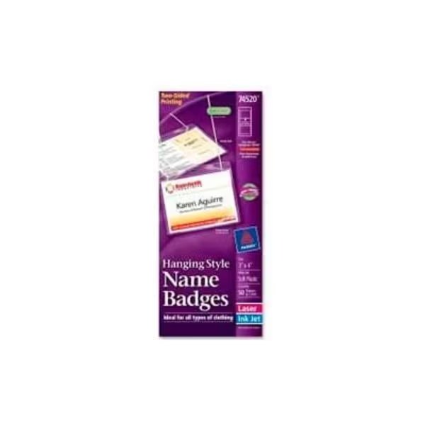 Avery® Hanging Style Name Badges, 3
